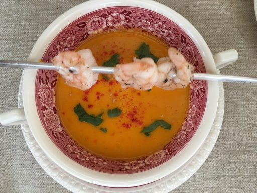 Karibische Kokos-Curry Suppe